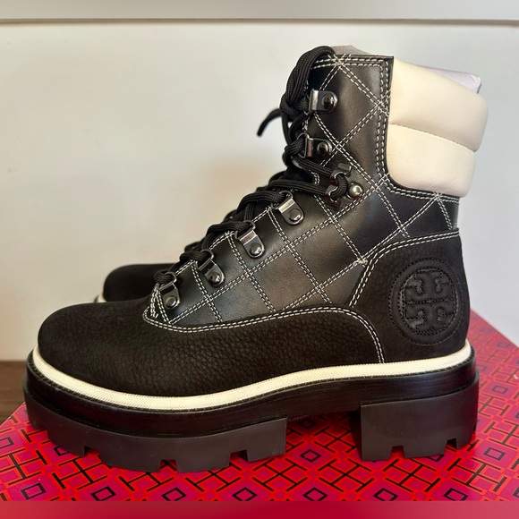 New Tory Burch Miller Lug Sole Boots Bloomingdale’s 150th Anniversary Exclusive - Picture 5 of 12